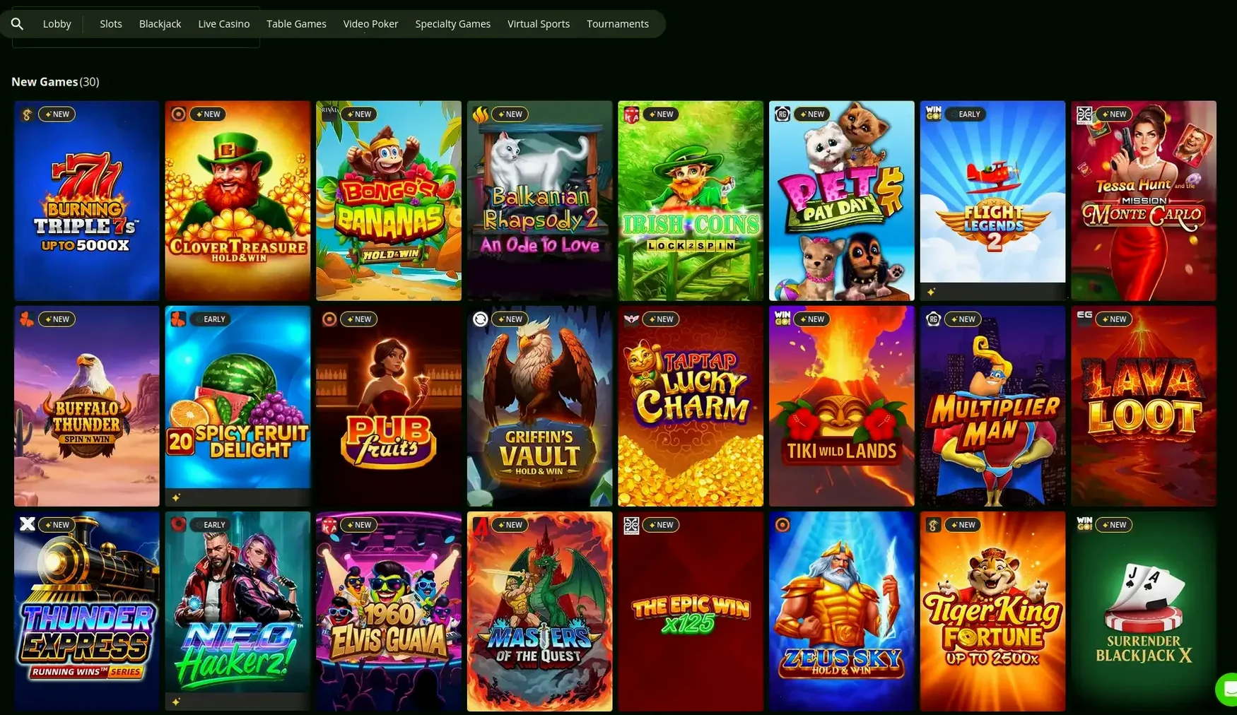 Retrobet Casino Übersicht